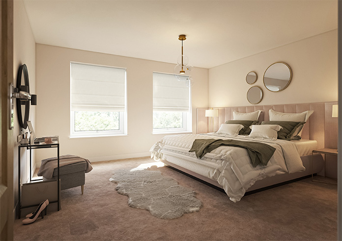 Foxford, Cashmere - Twist&Fit Roman Blind - Image 6